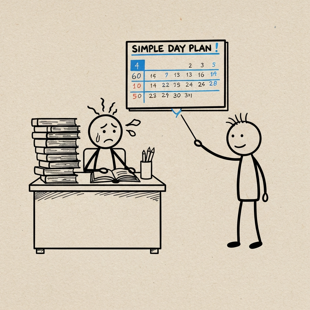 Plan Awaryjny Przed Egzaminem: Jak Zrobić Skuteczne Powtórki z Matematyki/Polskiego w 60 Dni?